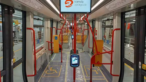 Tranv&iacute;a de Zaragoza nuevos CAF febrero