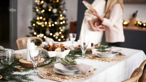 mesa de navidad
