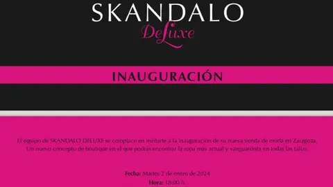 El d&iacute;a 2 de enero, desde las 18.00 horas, en el nuevo establecimiento habr&aacute; m&uacute;sica, actuaciones, show, desfiles, sorteos y muchas fotos