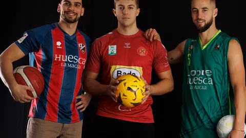 SD Huesca, Bada Huesca y Lobe Huesca juegan contra el c&aacute;ncer el 7 de enero a las 19:.00 horas en el Palacio de Deportes de Huesca. Fotograf&iacute;a:  Asociaci&oacute;n Contra el C&aacute;ncer.