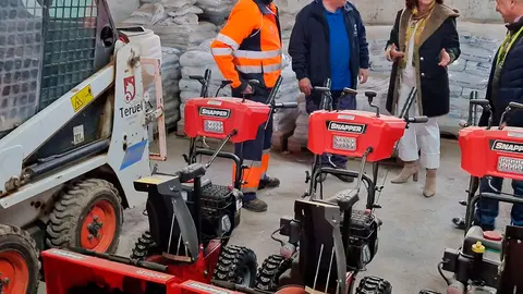 Efectivos en Teruel por las nevadas