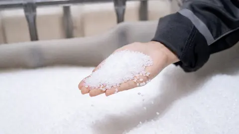 pellets en una f&aacute;brica
