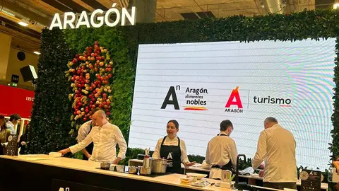 Se han elaborado en directo platos t&iacute;picos con productos aragoneses.