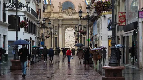 La lluvia descargar&aacute; sobre las tres capitales aragonesas.