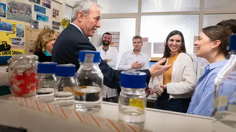 Este lunes ha tenido lugar una visita institucional. Foto: Gobierno de Aragon