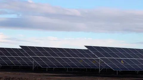 Imagen de un parque fotovoltaico