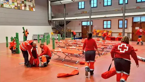 La Cruz Roja ha desalojado los albergues provisionales.