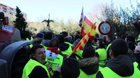 Imagen de las protestas en la Aljfer&iacute;a
