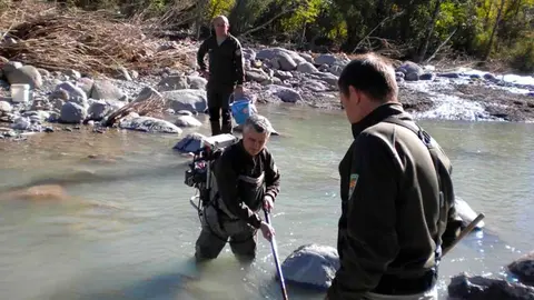 Los grandes embalses, sobre todo en la parte baja del Ebro, son referencia y atracci&oacute;n para la pesca de especies distintas de la trucha