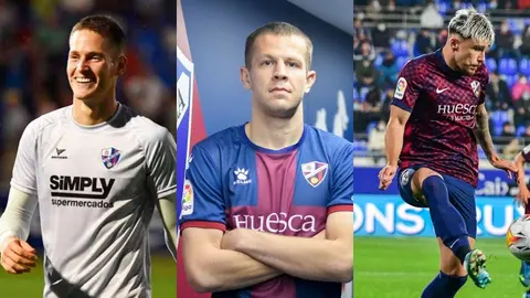Estos tres exjugadores del Huesca jugar&aacute;n la Eurocopa. Foto: S.D. Huesca.