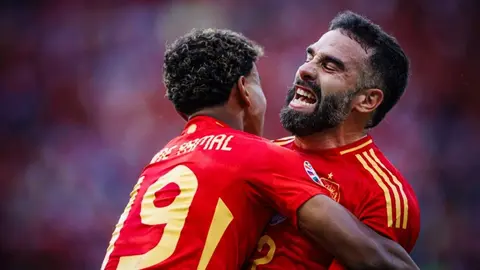 Espa&ntilde;a juega esta tarde su segundo partido en la Eurocopa. Foto: @SEFutbol.