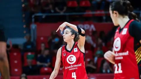 Mariona Ortiz recibir&aacute; el premio a Mejor Jugadora Nacional. Foto: Casademont Zaragoza.