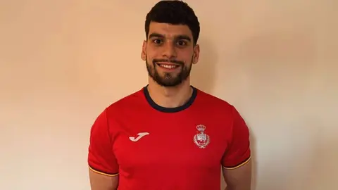 Miguel Malo con la selecci&oacute;n espa&ntilde;ola. Foto: Bada Huesca.