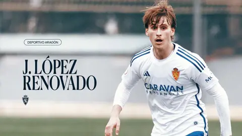 El Deportivo Arag&oacute;n renueva al mediocentro Juan L&oacute;pez