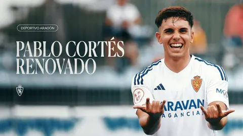 El Deportivo Arag&oacute;n renueva al mediapunta Pablo Cort&eacute;s