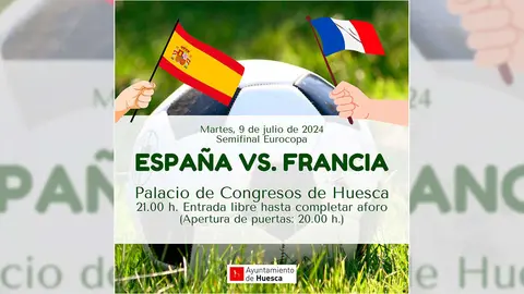 Los oscenses podr&aacute;n vivir la semifinal desde el Palacio de Congresos.