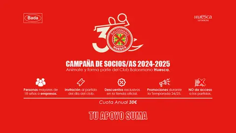 El Bada lanza una campa&ntilde;a de socios para la 24-25.