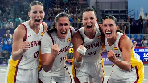 Espa&ntilde;a se mete en la final de baloncesto 3x3 en los Juegos. Foto: COE.