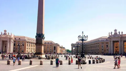 Vista de la plaza del Vaticano en una imagen de archivo