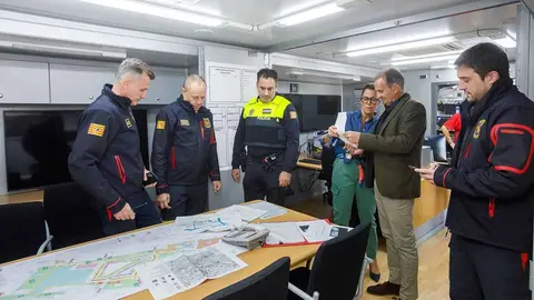 Interior del Puesto de Mando Avanzado situado en Paseo Echegaray y Caballero
