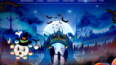 Parque de atracciones de Zaragoza en Halloween