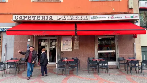 La cafeter&iacute;a Plazza de Caspe ha vendido un boleto agraciado con 50.000 euros. Foto: Cafeter&iacute;a Plazza