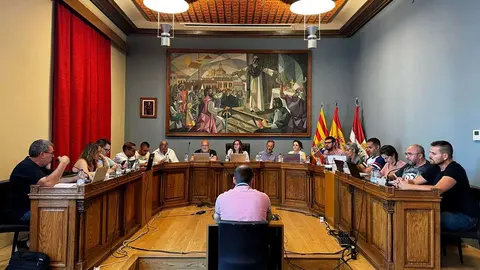 Imagen de archivo. Pleno en Caspe. Foto: Ayuntamiento de Caspe