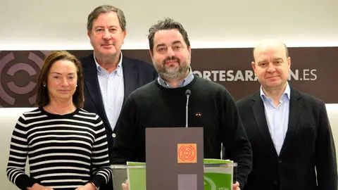 Rueda de prensa del grupo parlamentario. Foto: Vox