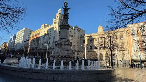 Ser&aacute;n las del Parque Grande Jos&eacute; Antonio Labordeta y la de la plaza de Espa&ntilde;a las que luzcan iluminadas este 12 de enero