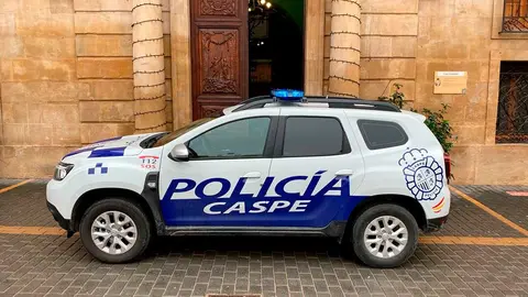 Veh&iacute;culo de la Polic&iacute;a Local de Caspe. Foto: Ayto Caspe