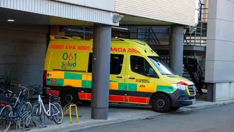 Ambulancia del servicio urgente. Foto: Pilar Alvarez