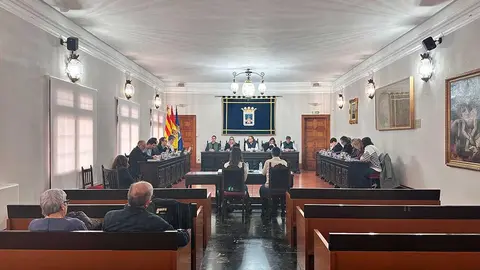 Pleno de Presupuestos en Tarazona. Foto: Ayto Tarazona