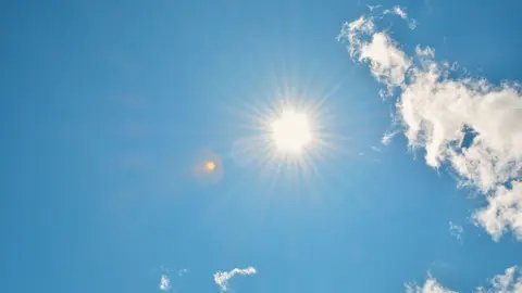 Cielo despejado en Zaragoza.