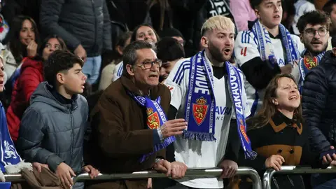 La afici&oacute;n del Real Zaragoza puede acudir a Almer&iacute;a con los jugadores. Foto: Pilar &Aacute;lvarez