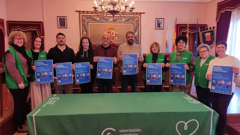 Presentaci&oacute;n de la novena carrera contra el c&aacute;ncer en Sari&ntilde;ena. Foto: Comarca Los Monegros.