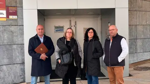 La portavoz del PP en la DPZ, Maricarmen L&aacute;zaro, este lunes en la comarca Campo de Cari&ntilde;ena.