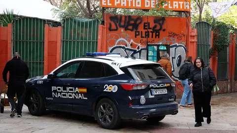 Veh&iacute;culo de la Polic&iacute;a Nacional. Foto: Pilar &Aacute;lvarez