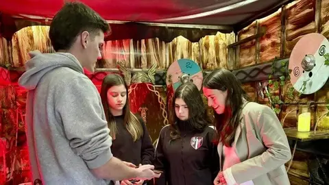El "escape room" m&oacute;vil estar&aacute; en Teruel hasta el domingo 23 de marzo. Foto: Gobierno de Arag&oacute;n.