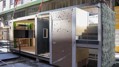 Los vecinos se quejan de obras nocturnas en este edificio de la calle Mayor
