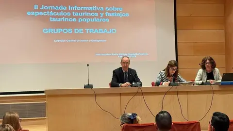 Jornada informativa sobre espect&aacute;culos taurinos. Foto: DGA.