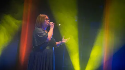 Alizia Rinero actu&oacute; la tarde del mi&eacute;rcoles en el Teatro de las Esquinas