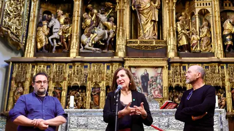 La responsable de Cultura, Sara Fern&aacute;ndez, durante la presentaci&oacute;n de las visitas virtuales en San Pablo