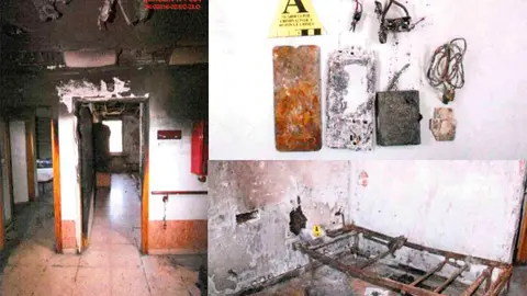 El sobrecalentamiento de la bater&iacute;a de un m&oacute;vil fue la causa accidental del incendio de la residencia de Villafranca.