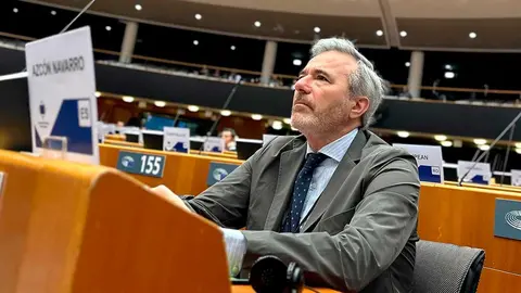 El presidente aragon&eacute;s en Bruselas. Foto: DGA