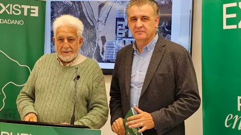 Gimeno y Moreno, este jueves, en rueda de prensa. Foto: Teruel Existe