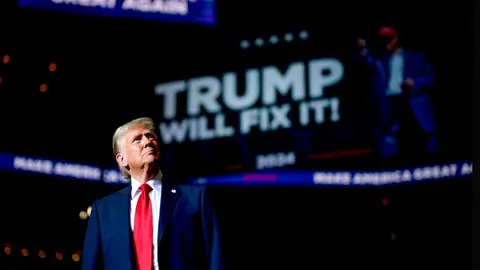 Foto: Imagen de las rr.ss. de Donald Trump