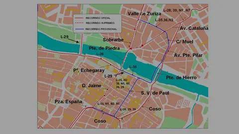 El acto cultural afectar&aacute; a las l&iacute;neas 28, 29, 35, 36, 39, N1, N2 y N7. Foto: Facebook