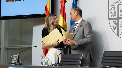 Mar Vaquero y Jos&eacute; Luis Bancalero. Foto: Fabi&aacute;n Sim&oacute;n (DGA)