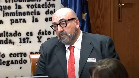 Koldo durante una comparecencia en el Senado