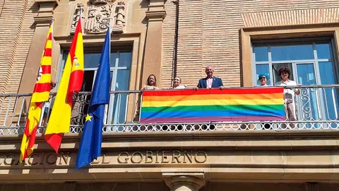 Acto institucional con motivo del Orgullo 2025 en la Subdelegaci&oacute;n del Gobierno en Huesca
